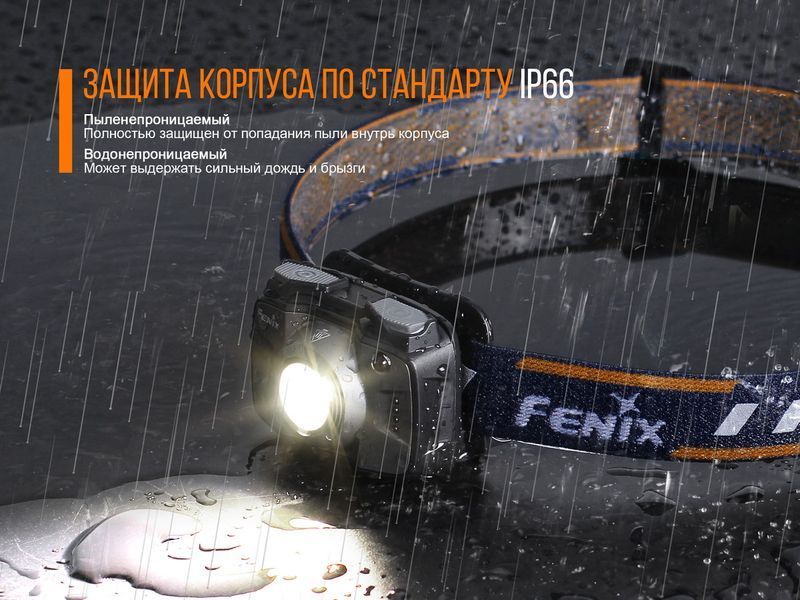 Ліхтар налобний Fenix HL32R сірий HL32Rg фото